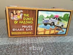 Vintage 1981 Mego The Dukes of Hazzard Police Chase Car With Rosco Coltrane RARE