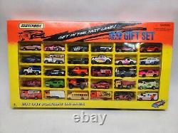 Vintage 1993 Matchbox 30 Vehicle Special Collection Pack Cut-Out Track On Back