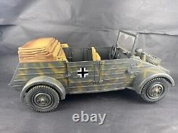 Vintage 21st Century Toys WWII German Kubelwagen 16 Missing Headlight READ