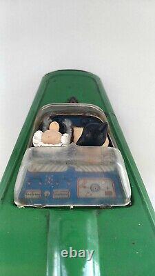 Vintage ASTROBOY Green Tin Car