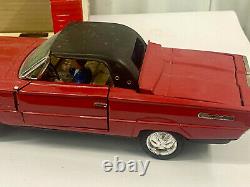 Vintage Bandai 60's Ford Thunderbird Convertible In Box Japan Tin Battery Car