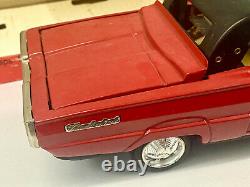 Vintage Bandai 60's Ford Thunderbird Convertible In Box Japan Tin Battery Car