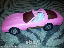 Vintage CHEVROLET CORVETTE Large Hot Pink BARBIE DREAM CAR Fashion Doll GAY TOYS