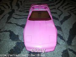 Vintage CHEVROLET CORVETTE Large Hot Pink BARBIE DREAM CAR Fashion Doll GAY TOYS