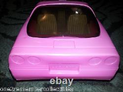 Vintage CHEVROLET CORVETTE Large Hot Pink BARBIE DREAM CAR Fashion Doll GAY TOYS