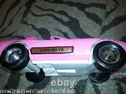 Vintage CHEVROLET CORVETTE Large Hot Pink BARBIE DREAM CAR Fashion Doll GAY TOYS