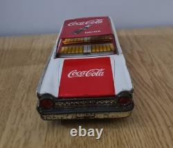 Vintage Coca-Cola Tin Toy Car Taiyo Japan 1950's-1960s Advertising Collectible