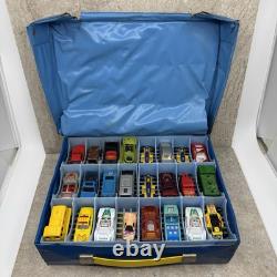 Vintage Diecast Car Lot (40+) with Case Hot Wheels, Matchbox, Redline 1970-1980