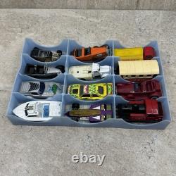 Vintage Diecast Car Lot (40+) with Case Hot Wheels, Matchbox, Redline 1970-1980