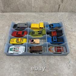 Vintage Diecast Car Lot (40+) with Case Hot Wheels, Matchbox, Redline 1970-1980