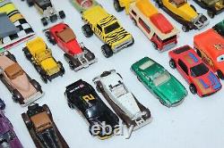 Vintage Diecast Vehicle Lot 60+ Pcs Matchbox Hot Wheels Cars Truck Play Sets