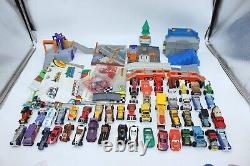 Vintage Diecast Vehicle Lot 60+ Pcs Matchbox Hot Wheels Cars Truck Play Sets