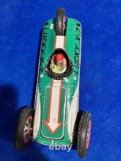 Vintage Friction Flip Over Racing Car By Masudaya