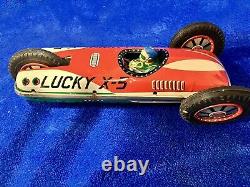 Vintage Friction Flip Over Racing Car By Masudaya