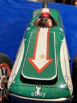 Vintage Friction Flip Over Racing Car By Masudaya
