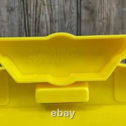 Vintage Galoob Micro Machines 1989 Yellow Display Case Lot Of 79 Vehicles Items