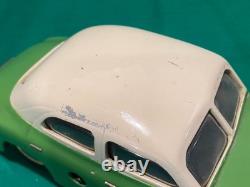 Vintage ITES CSSR Plastic and Tin Windup Skoda Sedan Toy Car
