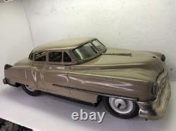Vintage Japan Tin Cadillac Toy Car Friction 13 Tan Car