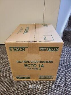 Vintage Kenner REAL Ghostbusters 1986 Ecto-1A Toy Vehicle Shipping Box Only RARE
