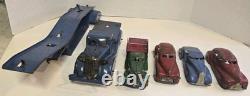 Vintage Marx Toy Pressed Steel 1930s Car Hauler. Vehicle Transporter