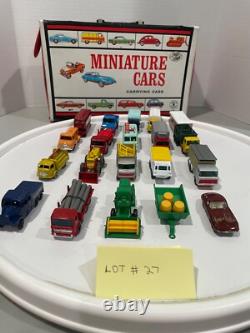 Vintage Matchbox vehicles with carrying case (40)-Lot 27- Series 1-75 -Restored