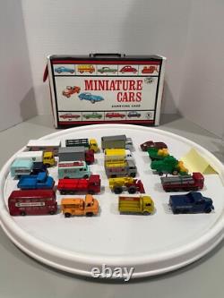 Vintage Matchbox vehicles with carrying case (40)-Lot 27- Series 1-75 -Restored