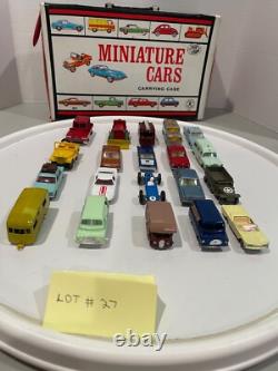 Vintage Matchbox vehicles with carrying case (40)-Lot 27- Series 1-75 -Restored