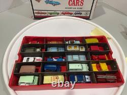 Vintage Matchbox vehicles with carrying case (40)-Lot 27- Series 1-75 -Restored