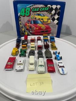 Vintage Matchbox vehicles with carrying case (48)-Lot 39- Series 1-75 -Restored