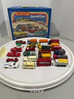 Vintage Matchbox vehicles with carrying case (48)-Lot 41- Series 1-75 -Restored