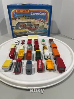 Vintage Matchbox vehicles with carrying case (48)-Lot 41- Series 1-75 -Restored