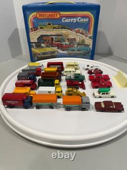 Vintage Matchbox vehicles with carrying case (48)-Lot 41- Series 1-75 -Restored