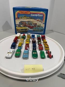 Vintage Matchbox vehicles with carrying case (48)-Lot 41- Series 1-75 -Restored
