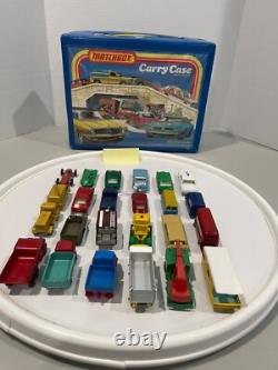 Vintage Matchbox vehicles with carrying case (48)-Lot 41- Series 1-75 -Restored