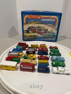 Vintage Matchbox vehicles with carrying case (48)-Lot 41- Series 1-75 -Restored