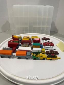Vintage Matchbox vehicles with carrying case (48)-Lot 43- Series 1-75 -Restored