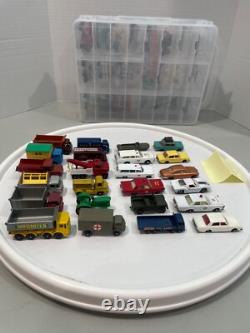 Vintage Matchbox vehicles with carrying case (48)-Lot 44- Series 1-75 -Restored