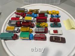 Vintage Matchbox vehicles with carrying case (48)-Lot 45- Series 1-75 -Restored