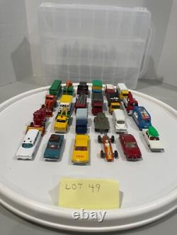Vintage Matchbox vehicles with carrying case (48)-Lot 49- Series 1-75 -Restored
