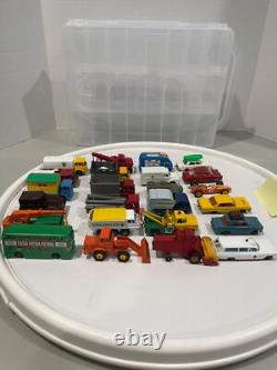 Vintage Matchbox vehicles with carrying case (48)-Lot 49- Series 1-75 -Restored