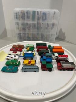 Vintage Matchbox vehicles with carrying case (48)-Lot 49- Series 1-75 -Restored