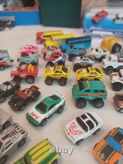 Vintage Micro Machine And Other Mini Car Lot Of Over 75 Vehicles