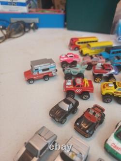 Vintage Micro Machine And Other Mini Car Lot Of Over 75 Vehicles