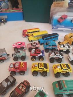 Vintage Micro Machine And Other Mini Car Lot Of Over 75 Vehicles