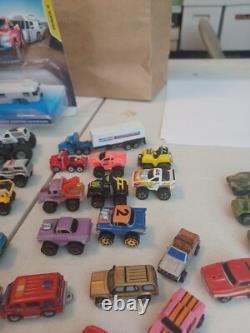 Vintage Micro Machine And Other Mini Car Lot Of Over 75 Vehicles