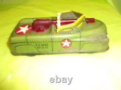 Vintage Original Courtland Tin Friction U. S. Army 107-a-43 Toy Car