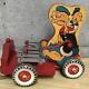 Vintage Popeye Car Toy Xylophone Rattle Vehicle Japan Character Collectible