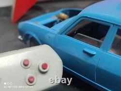 Vintage Peugeot 504 Toy Car Joustra Slg 118 Batt. Operated Jouet France Remote