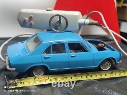 Vintage Peugeot 504 Toy Car Joustra Slg 118 Batt. Operated Jouet France Remote