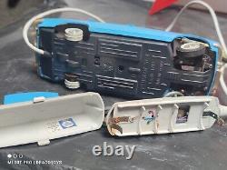 Vintage Peugeot 504 Toy Car Joustra Slg 118 Batt. Operated Jouet France Remote